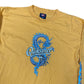 Y2k Quiksilver Dragon Longsleeve Orange Yellow - XXS/XS