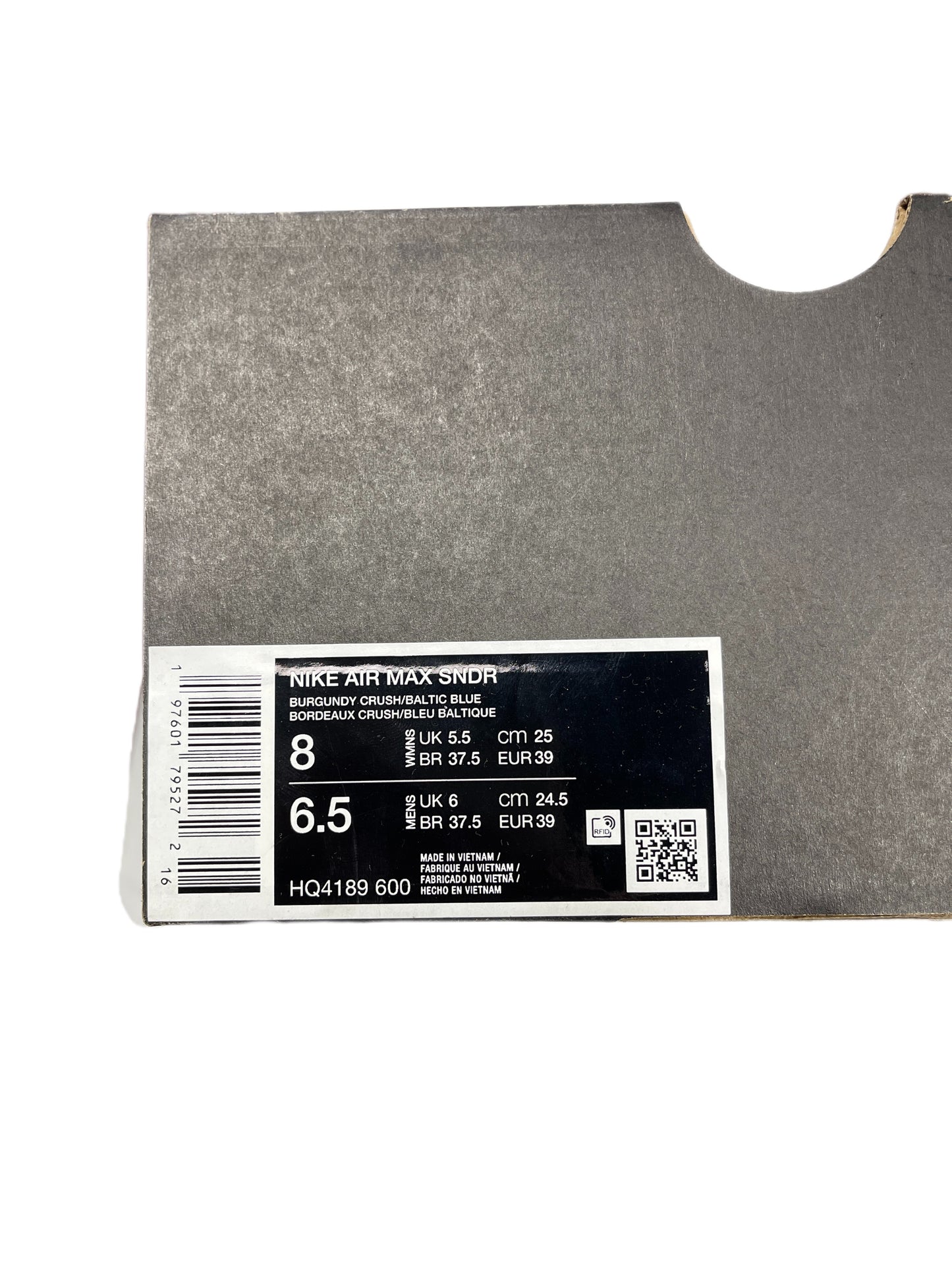 Nike Air Max SNDR Burgundy Crush/Baltic Blue - 39