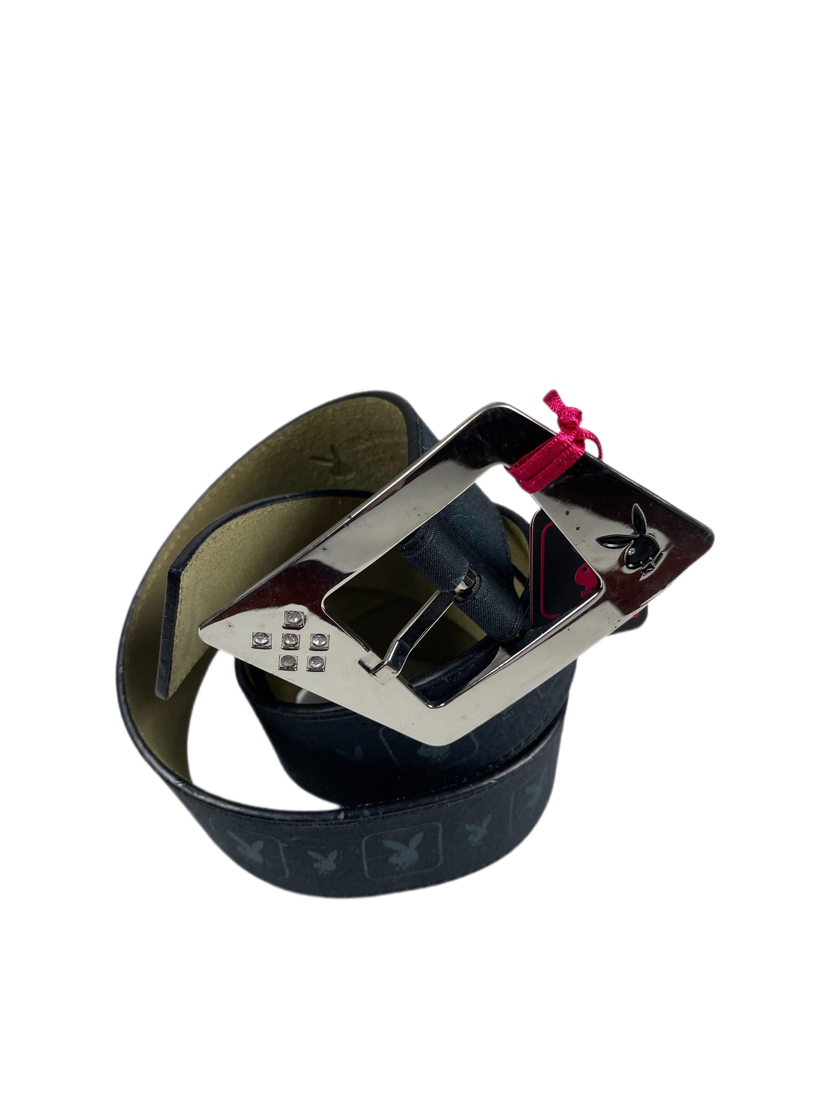 Y2k Playboy Belt Black 2004