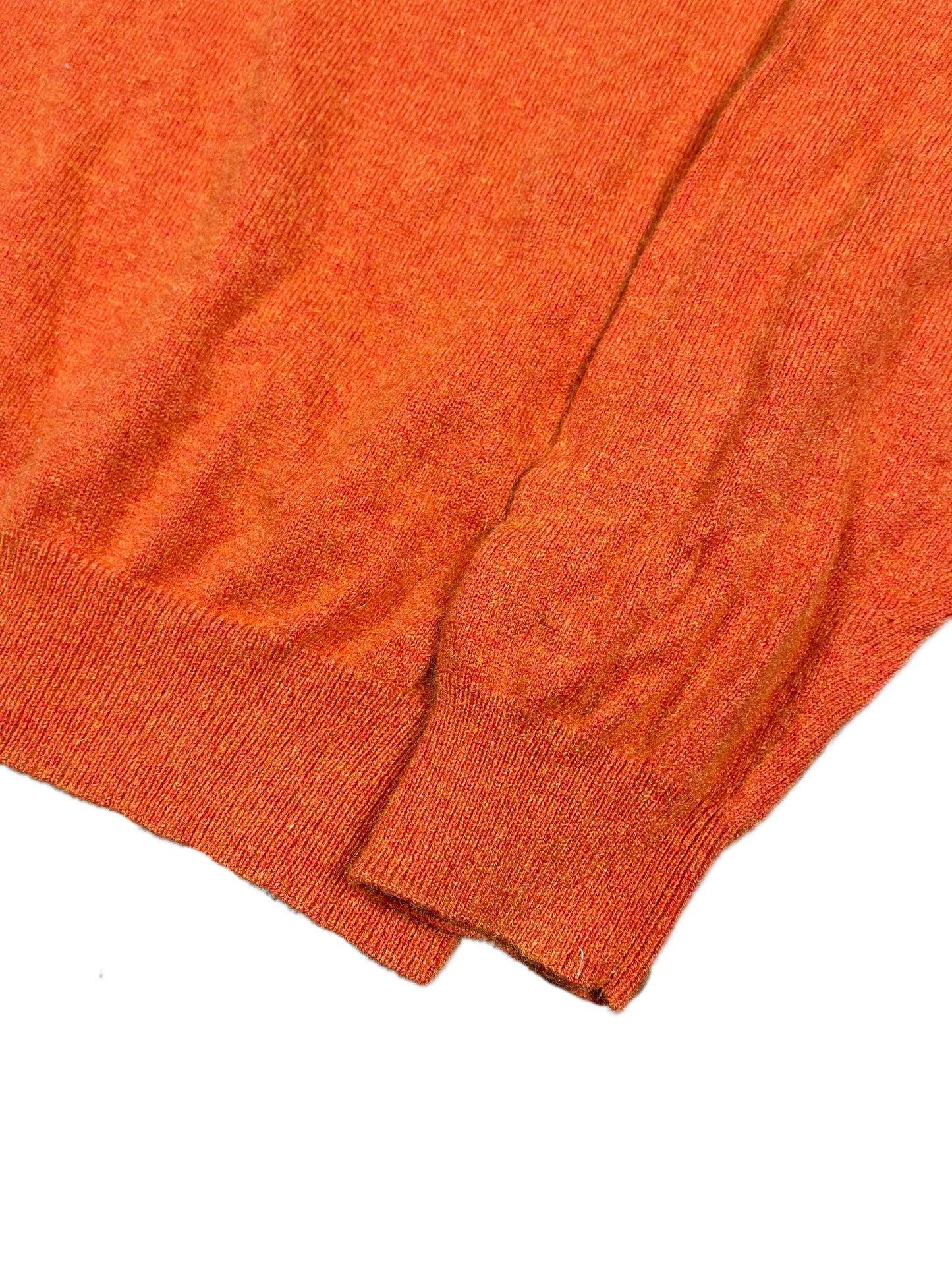 Massimo Dutti Cashmere Knitted Sweatshirt Orange - M