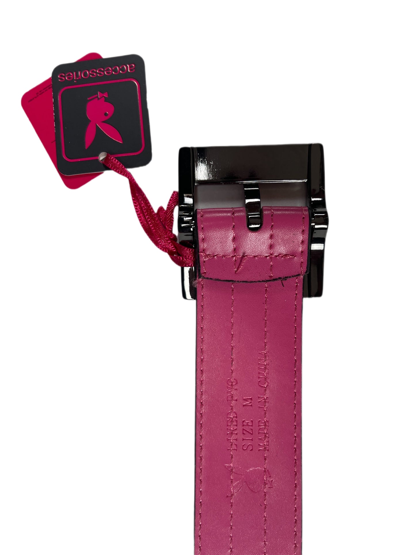 Y2k Playboy Belt Pink 2004