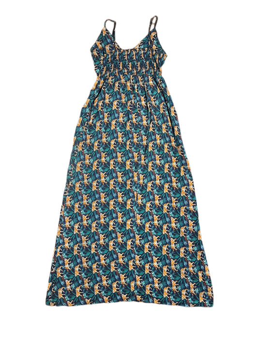 Vintage Tiger Sleeveless Dress Navy - M/L
