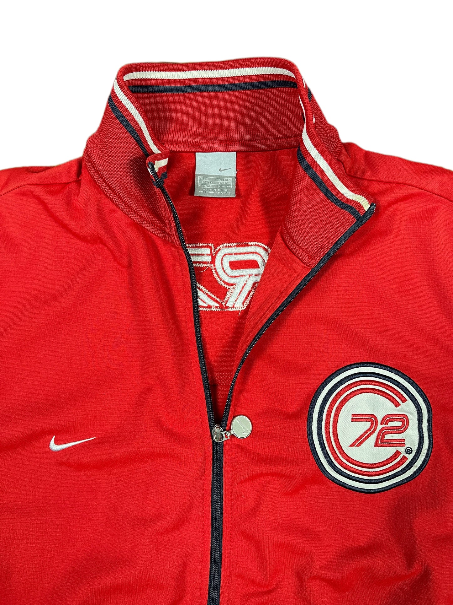 Y2k Nike Cor72Z Sport Jacket Red - S