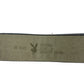 Y2k Playboy Leather Plug Belt Black 2004