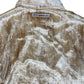 Y2k Miss Sixty Long Sleeve Velvet Shirt Beige Gold - M