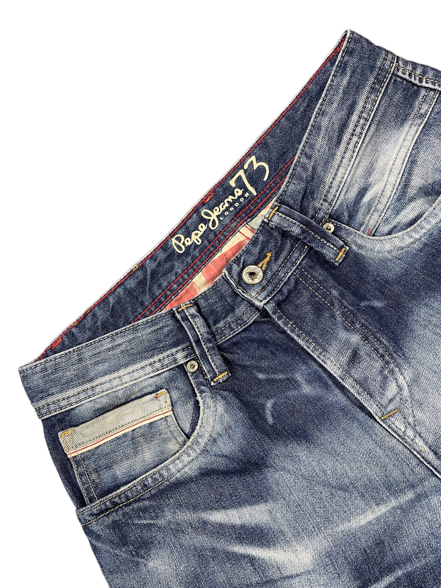 Y2k Pepe Jeans Denim Pants Blue - S