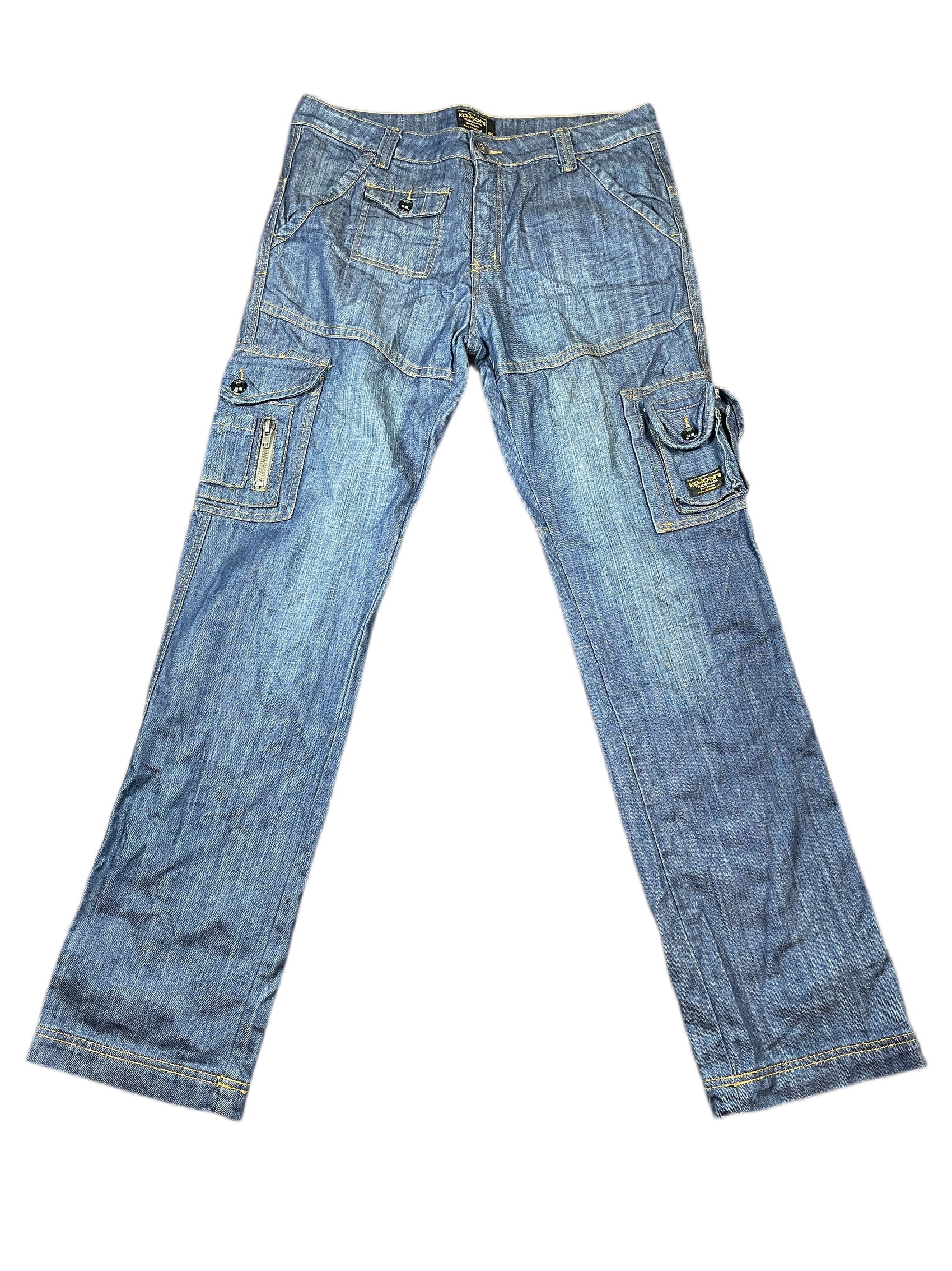 Y2k Koroshi Denim Pants Blue - XL