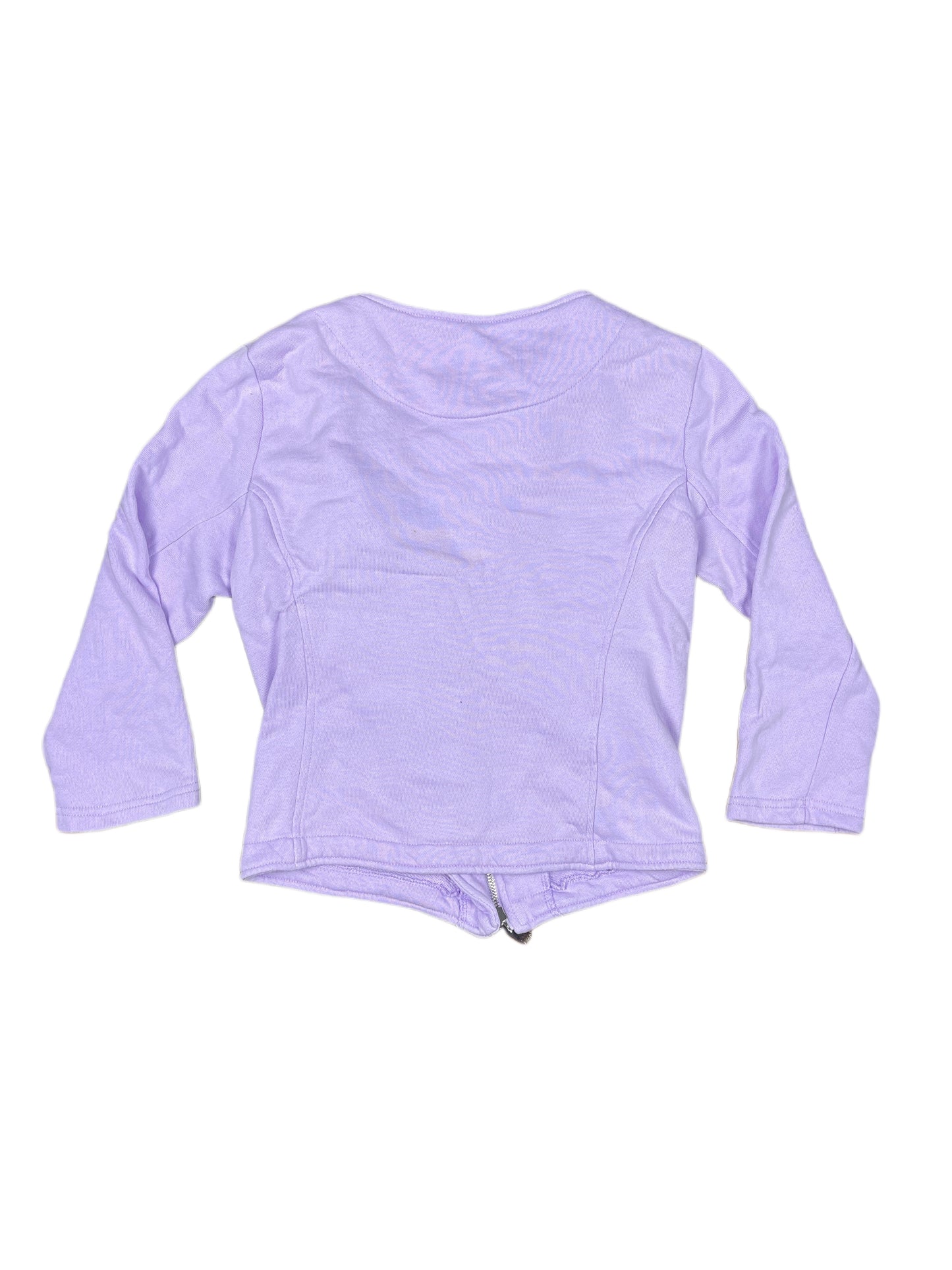 Pinko Zip Sweatshirt Lavender Purple - XS