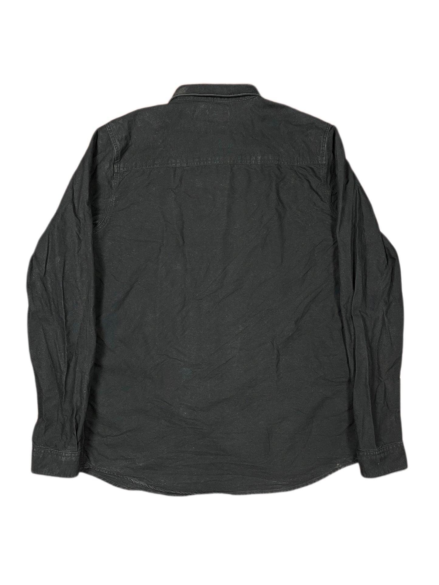 Dr Denim Long Sleeve Shirt Black - S