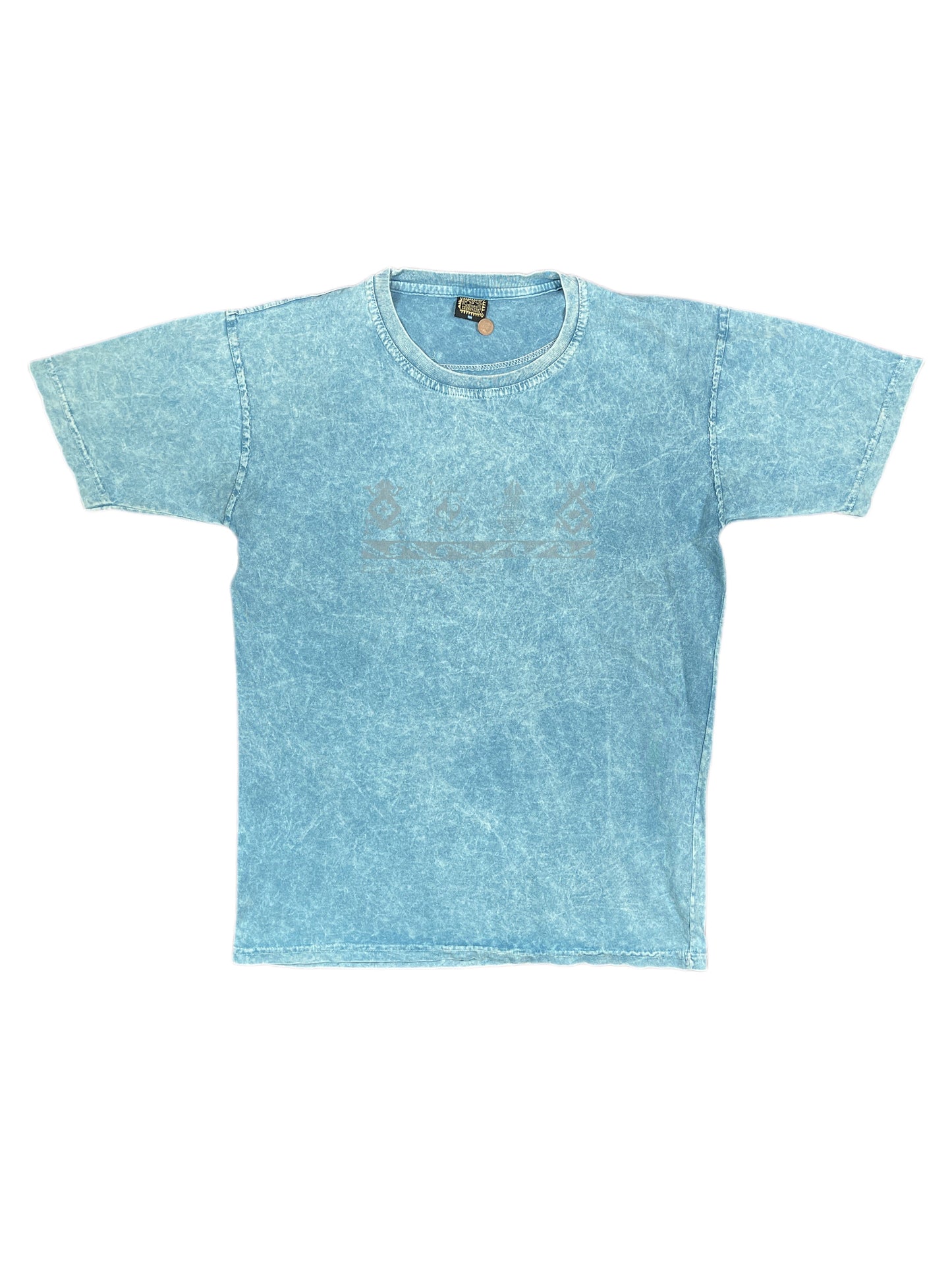 Vintage Faded Blue T-Shirt 90s - M