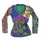 Y2k Long Sleeve Top Multicolor - S/M