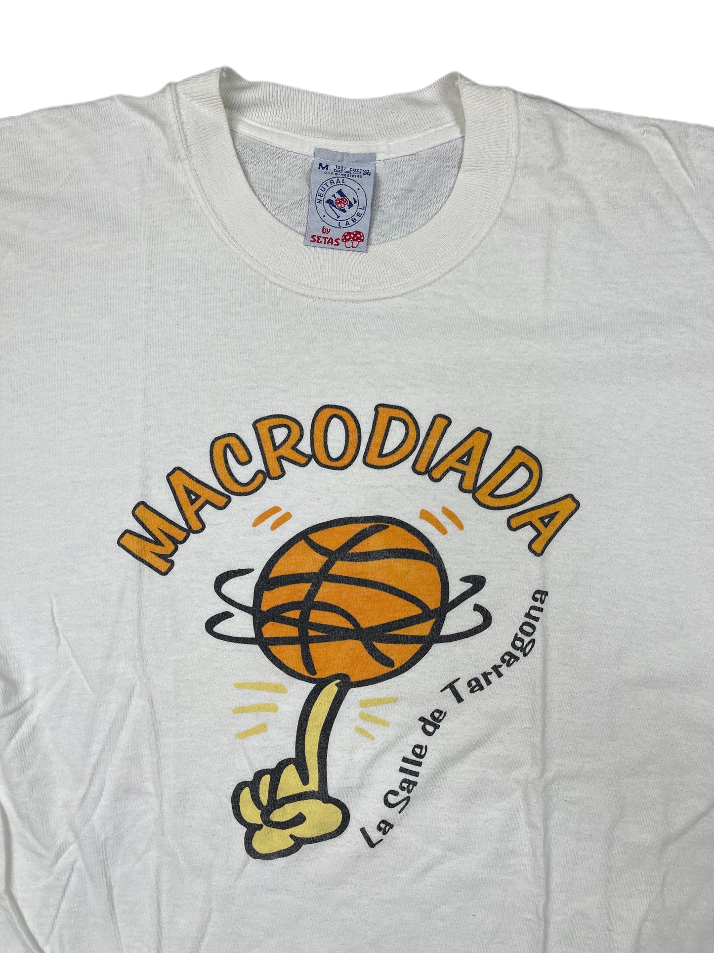 Vintage BAsketball T-Shirt White M