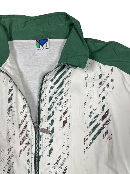 Vintage Motion Sport Jacket White Green - L