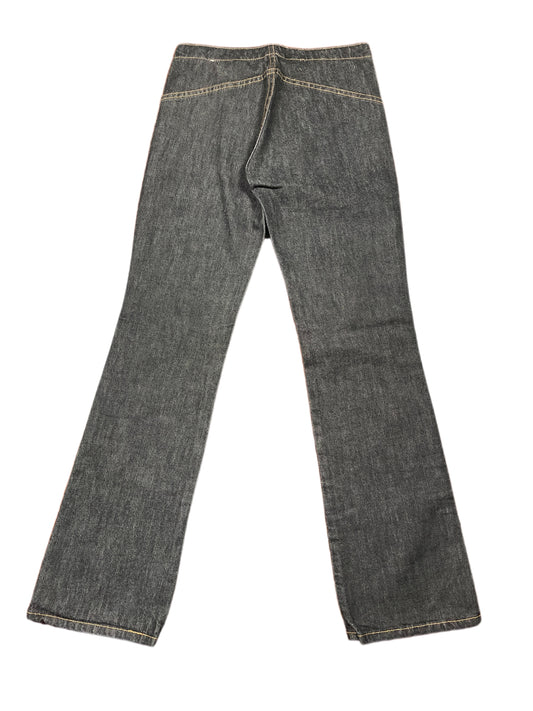 Vintage Levi's Low Waist Flared Denim Pants Blue Gray - S