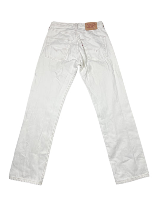 Vintage 501 Levi's Denim Pants White - XS