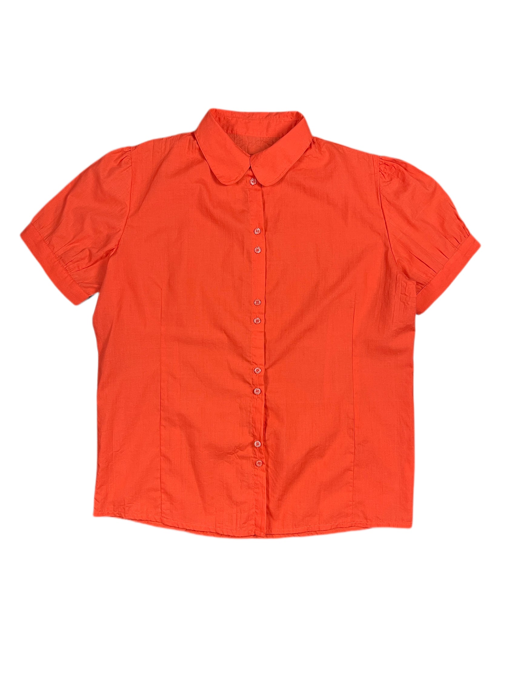 Vintage Red Short Sleeve Top - XL