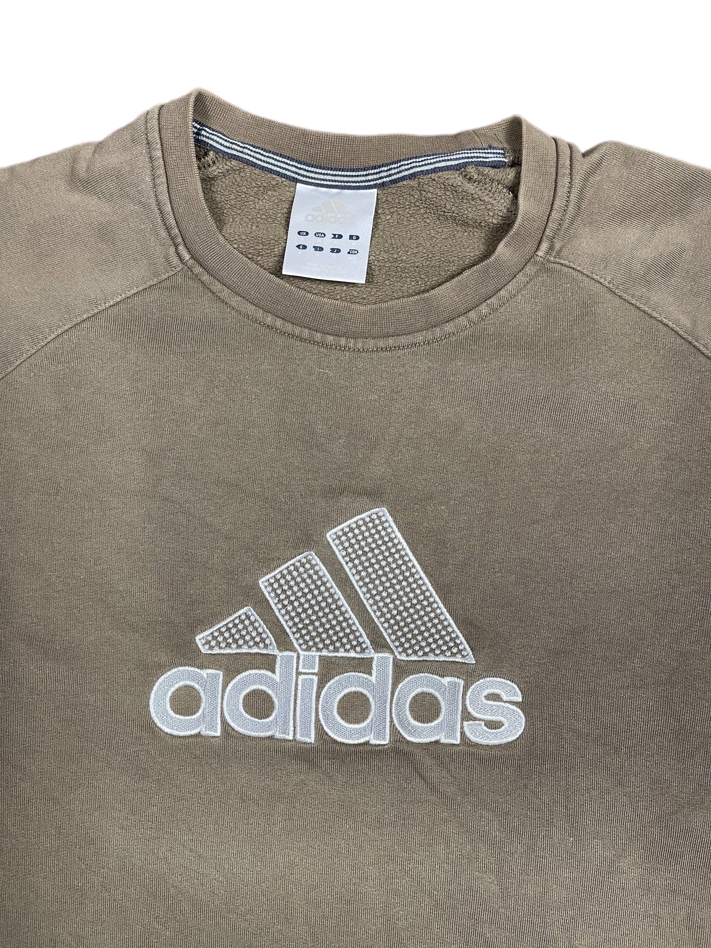 Y2k 2008 Adidas Sweatshirt Brown M