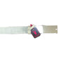 Y2k Playboy Leather Plug Belt White 2004