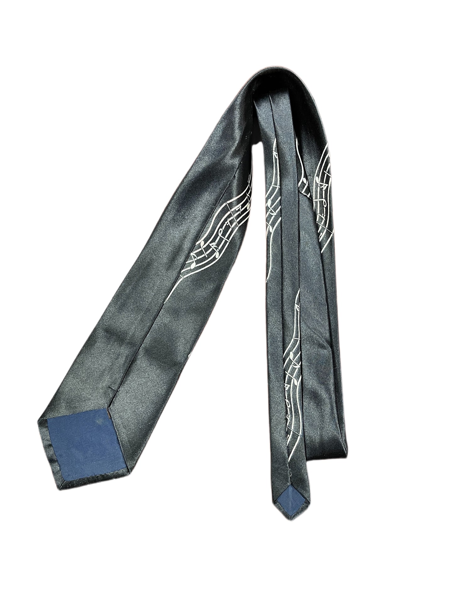 Vintage Saxophone Tie Black