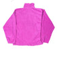 Vintage Esmo Zip Fleece Sweatshirt Pink - S/M