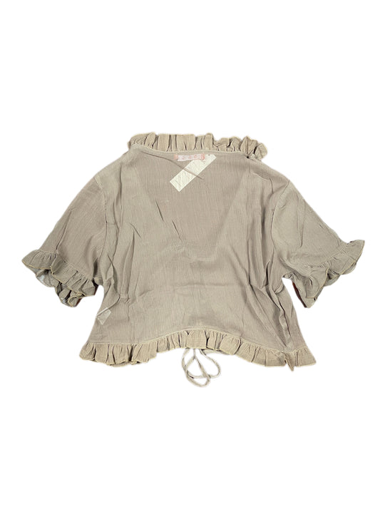 Y2k BbG Short Sleeve Top Brown - L/XL