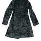 Y2k Benetton Fake Fur Coat Black - M