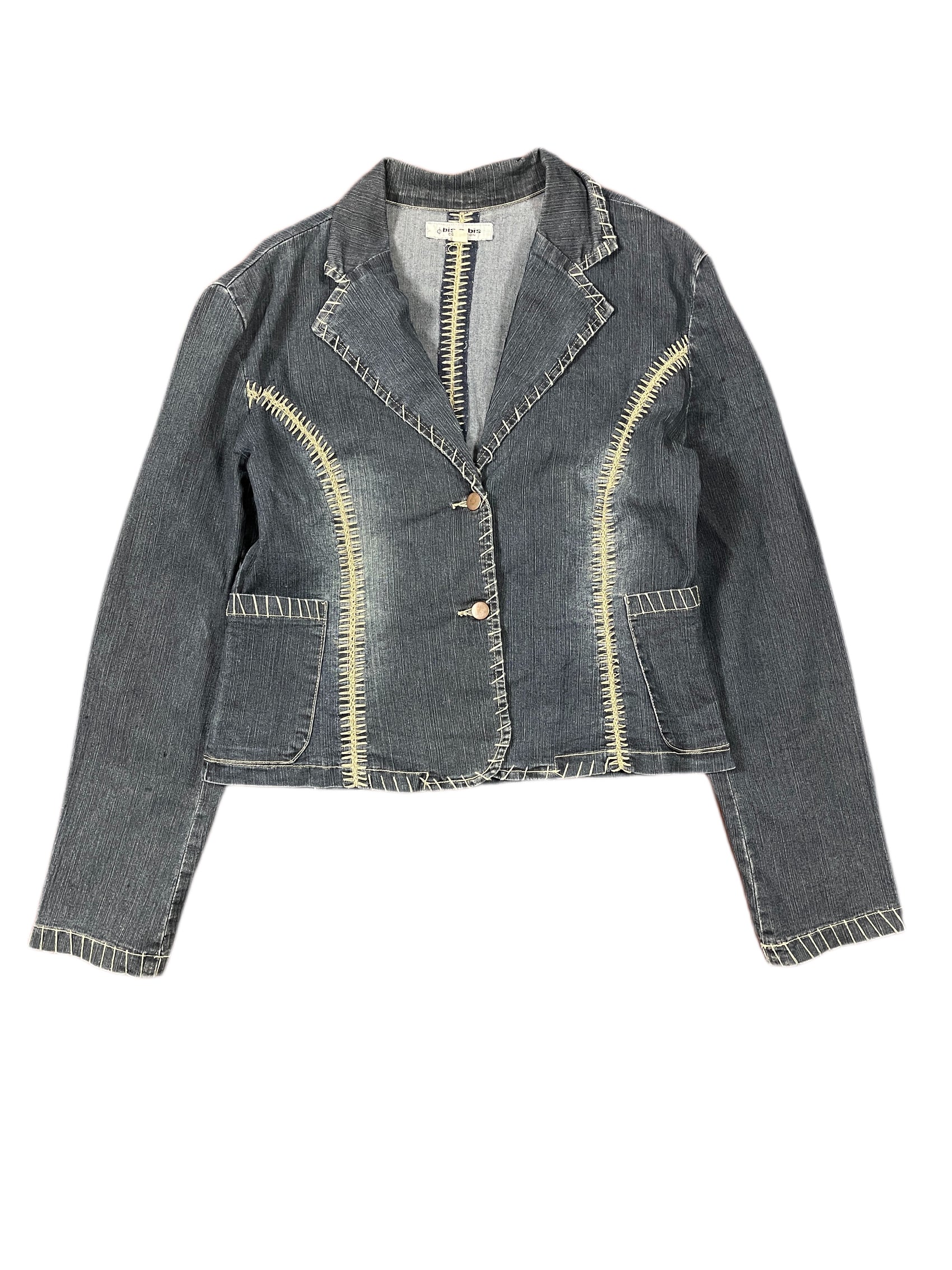 Y2k Bis a Bis Denim Jacket Blue - L
