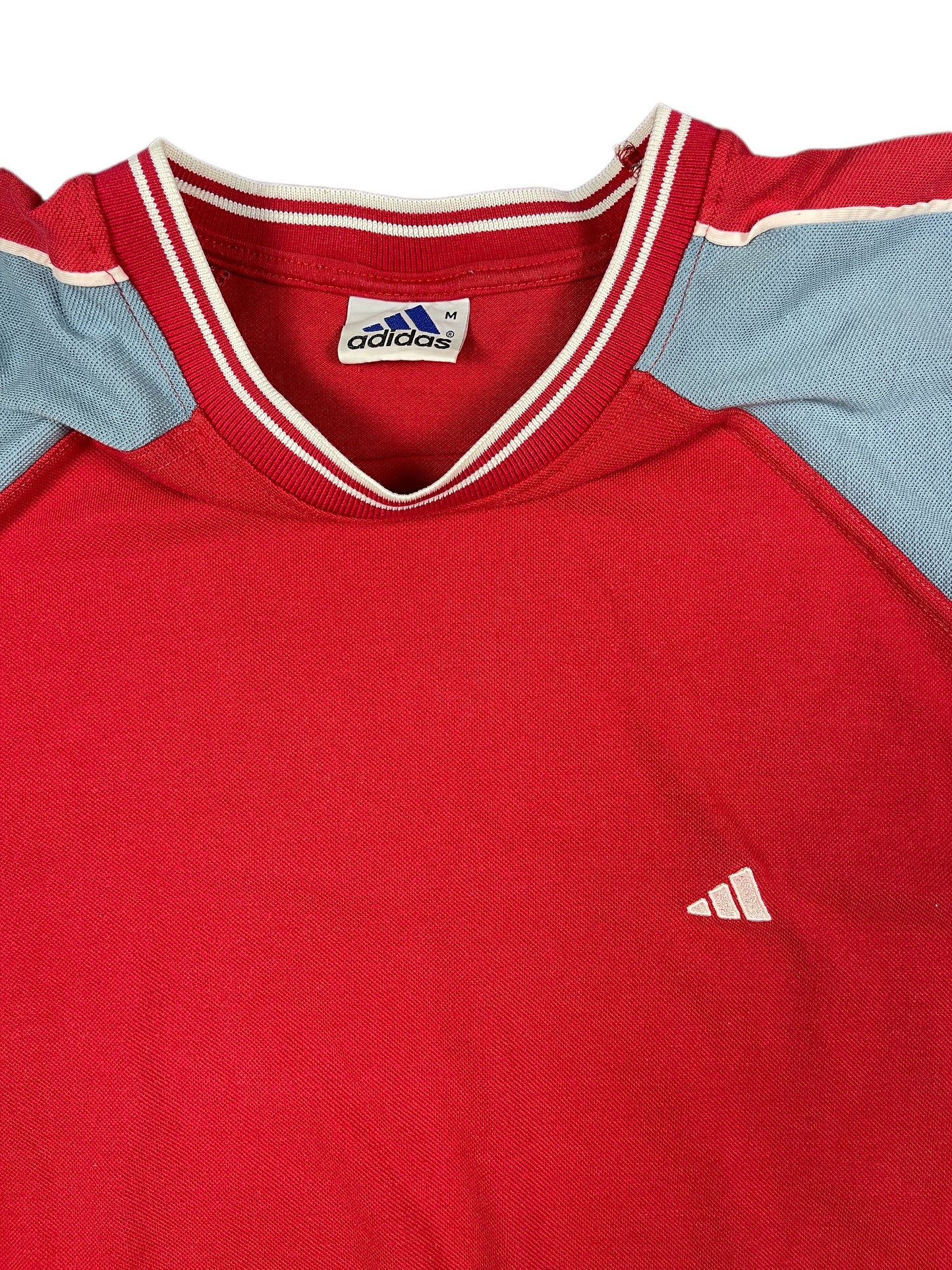 Vintage 2000s Adidas T-Shirt Red - M