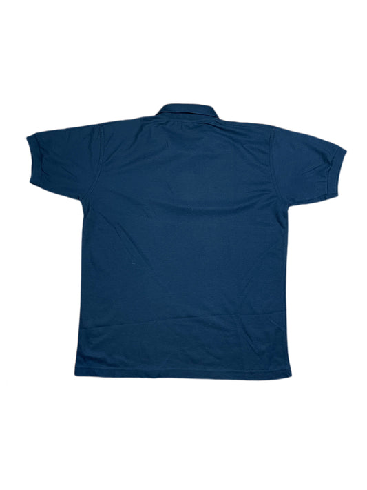 Vintage Danone Street Polo Shirt Navy - L