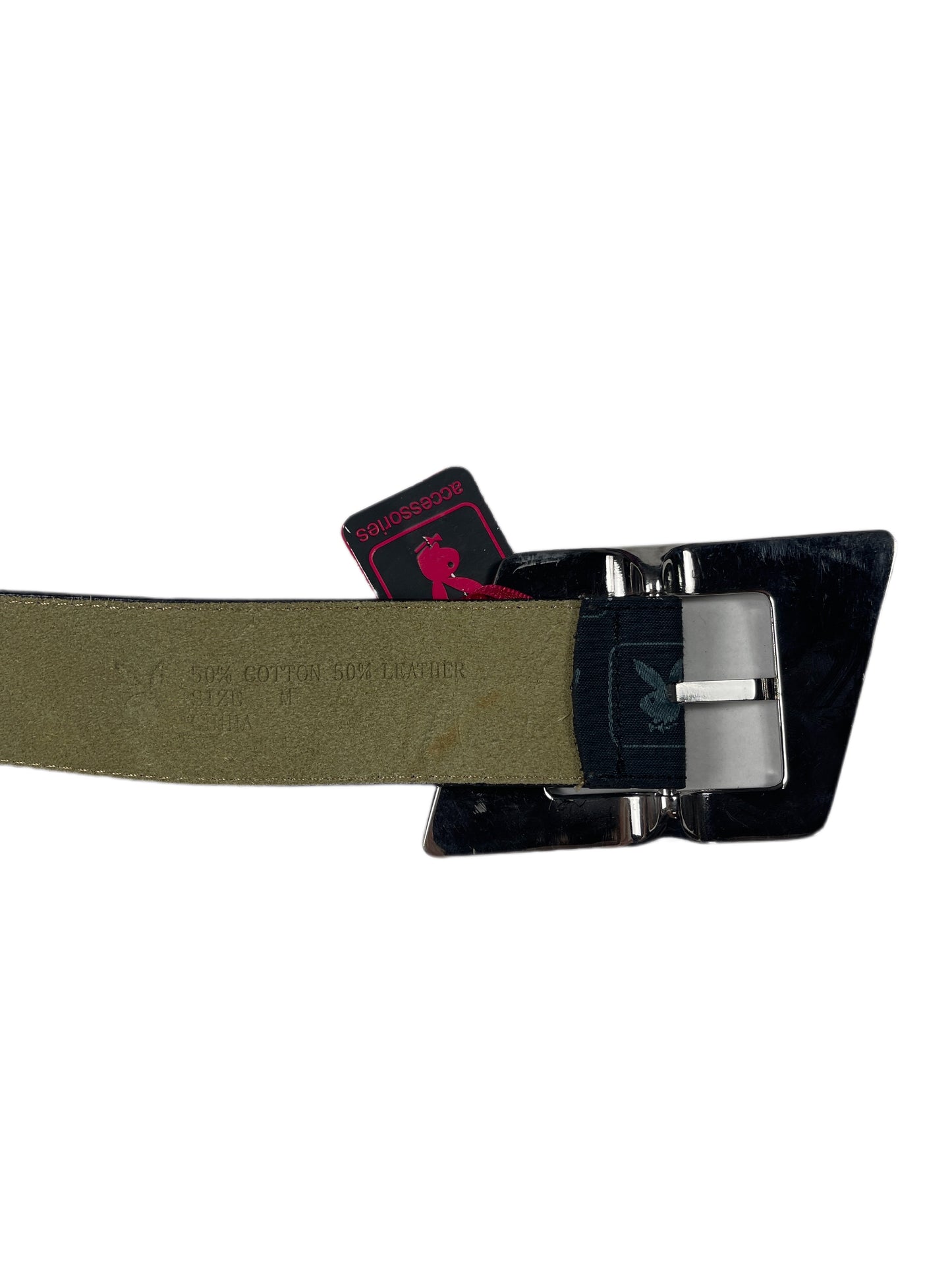 Y2k Playboy Belt Black 2004