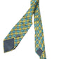 Vintage Silk Tie Gold Turquoise
