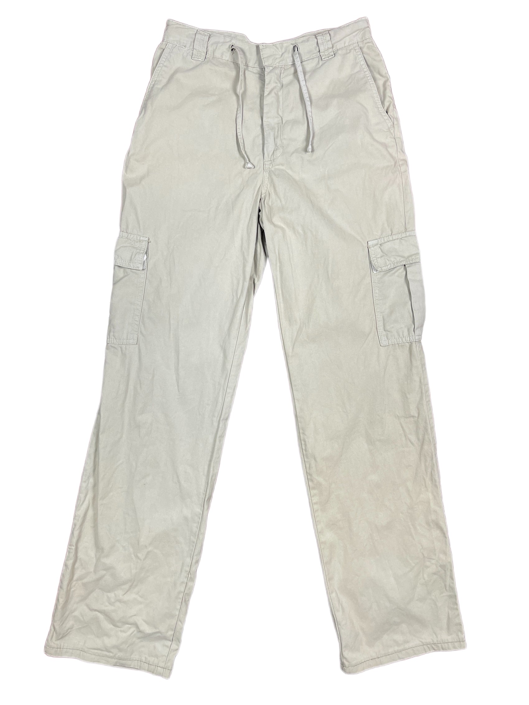 Y2k Bikars Cargo Pants Creme - M