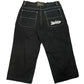 Y2k Dickies Cropped Denim Pants Hip Hop Black - XXL