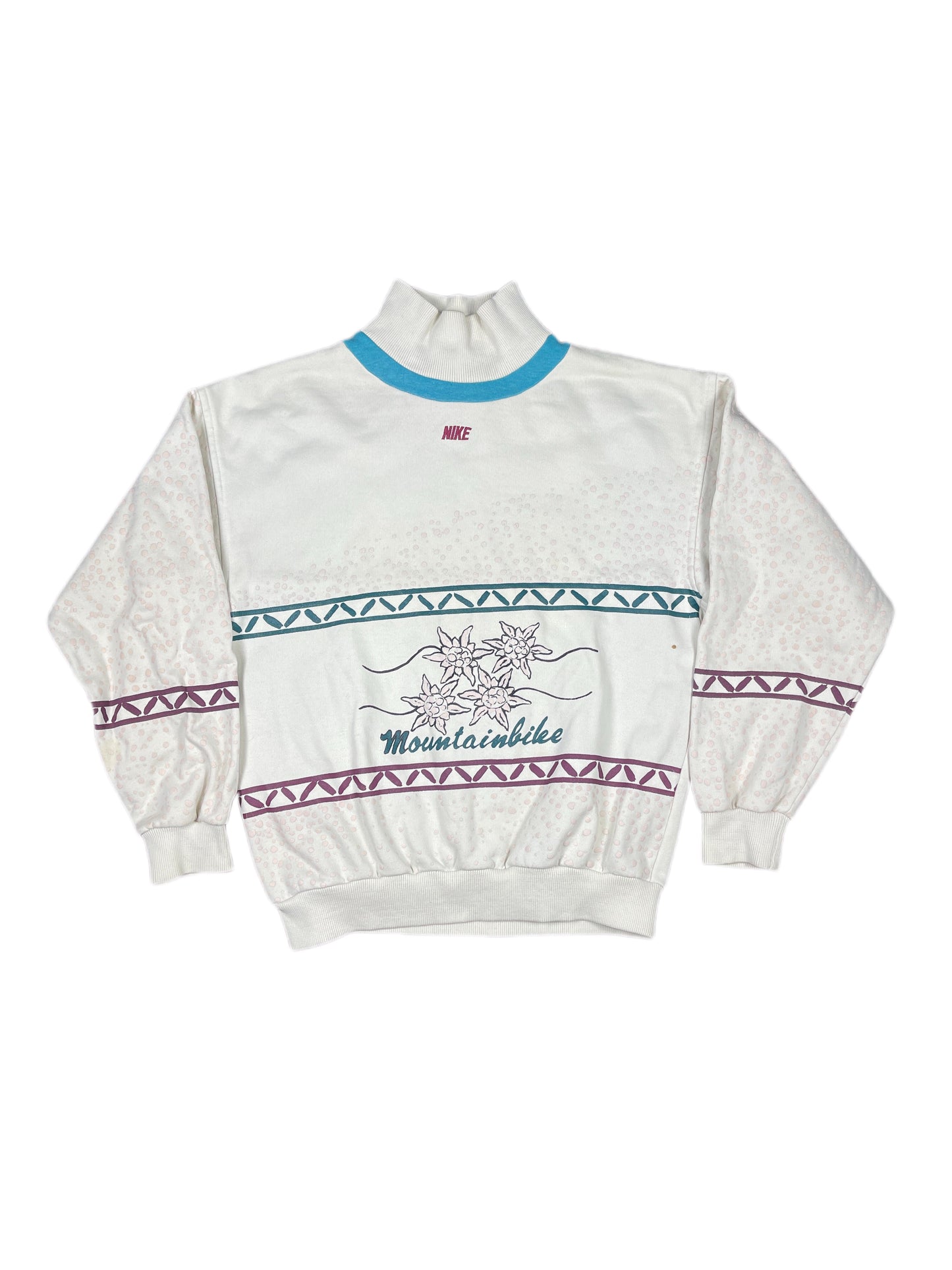 Vintage Nike Sweatshirt Mountainbike White - S
