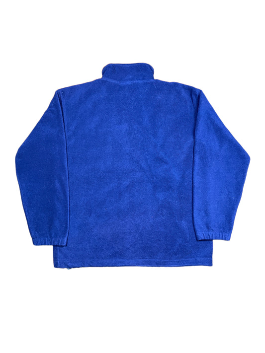 Vintage Screen Stars Fleece Zip Sweatshirt Blue - M