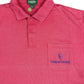 VIntage Larano 1997 Casinos de Catalunya Montserrat Polo Shirt Red - L