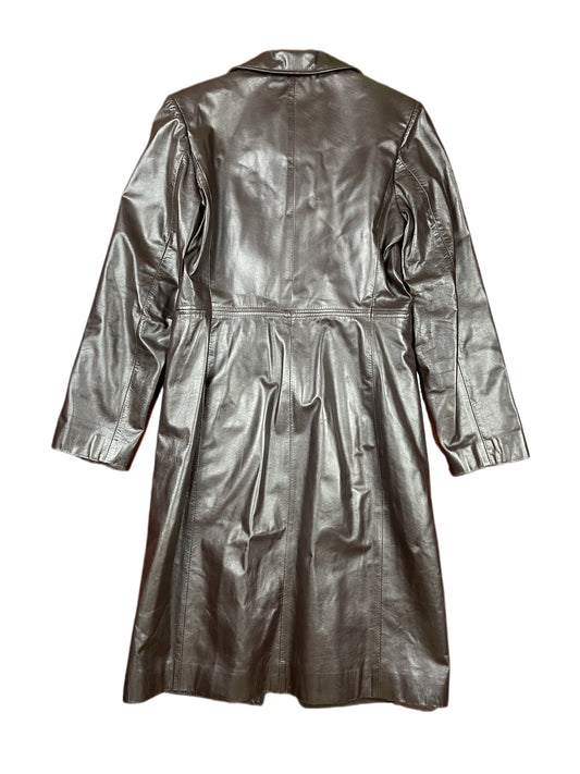 Vintage Imperio Clandestino Leather Coat Brown - L