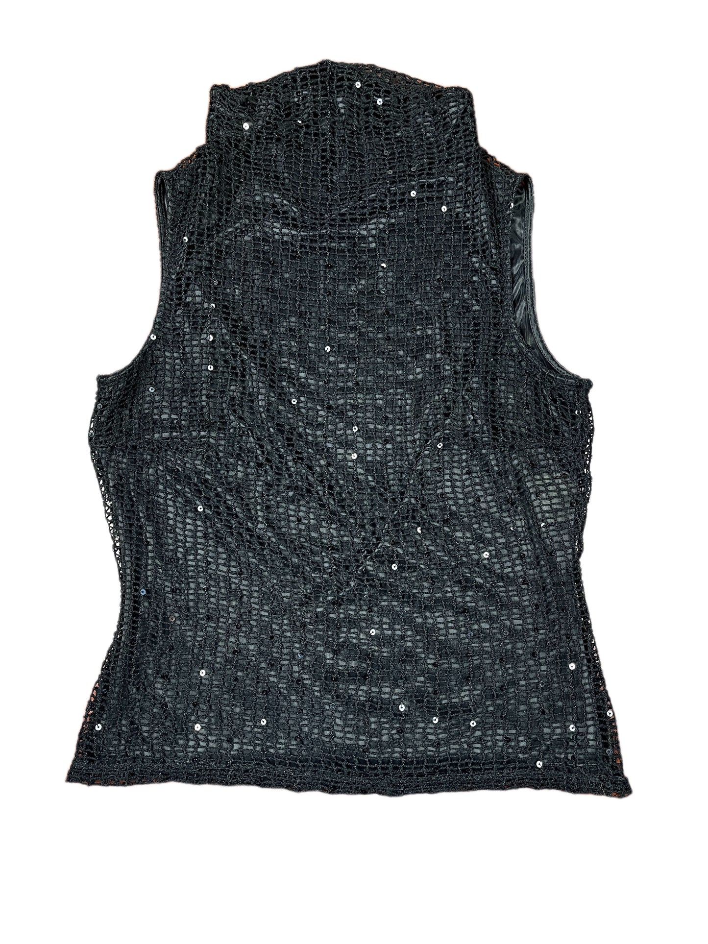 Y2k Caramelo Sleeveless Top Black S