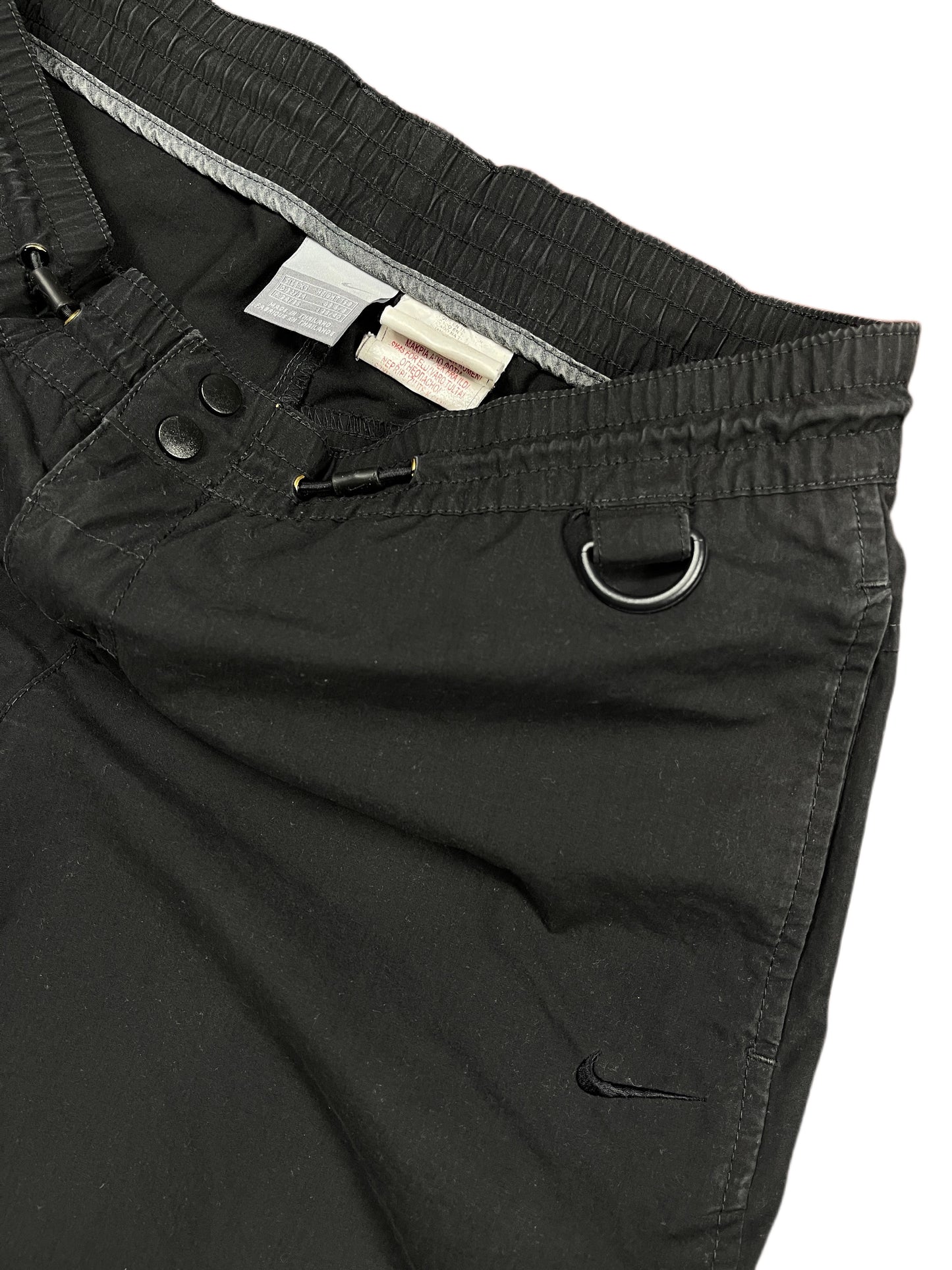 Y2k Nike 2000s SPort Capri Pants Black - XS