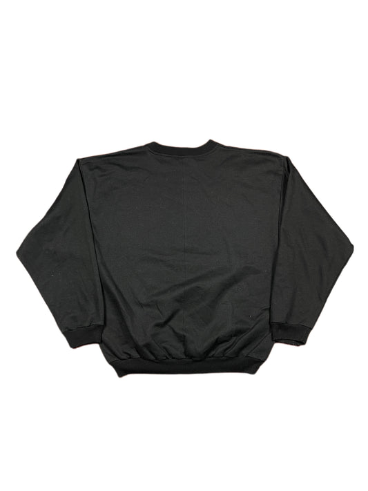 Y2k Sweatshirt Panther Motorcycle Black - L/XL