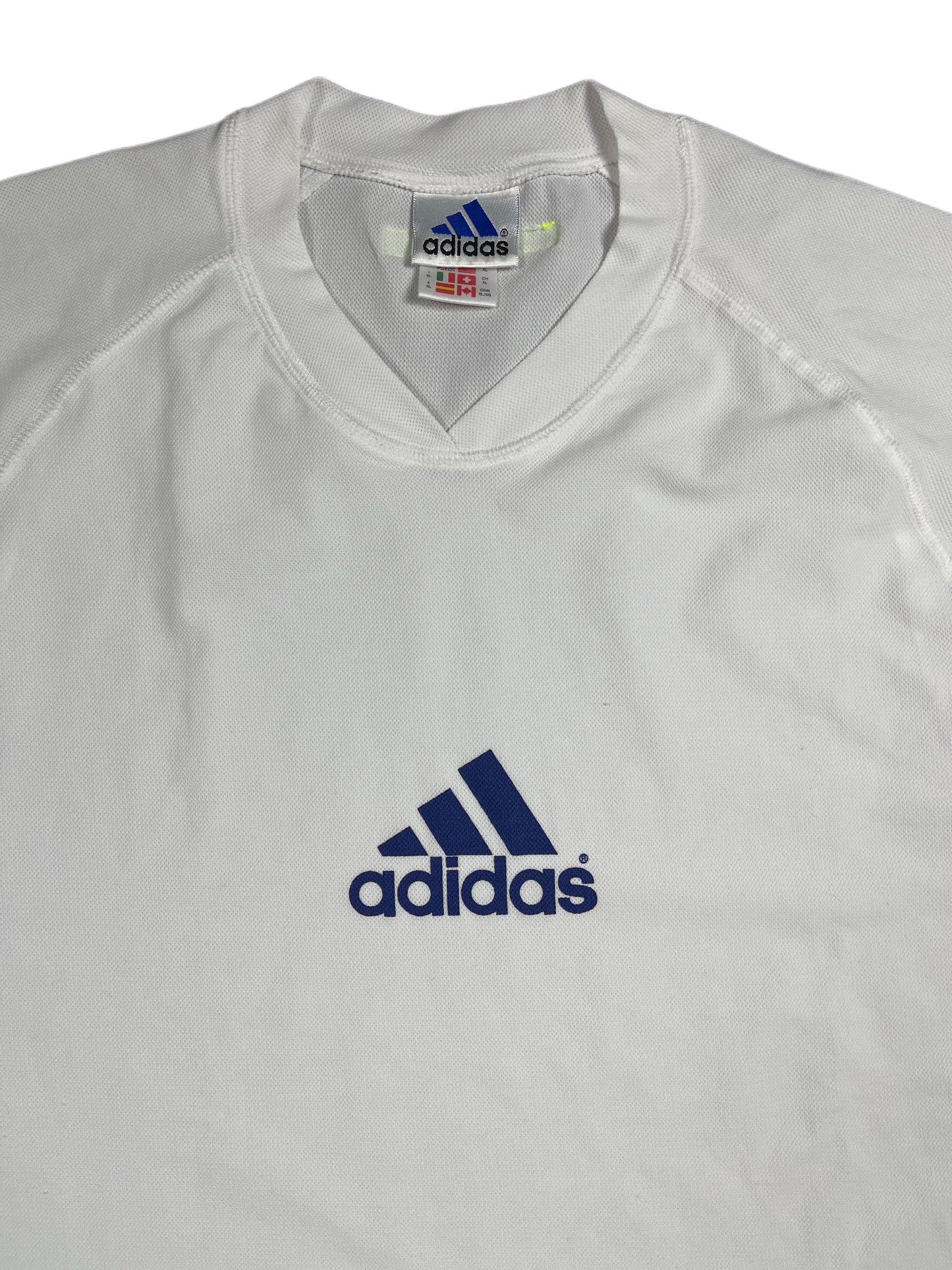 Vintage Adidas Equipment Sport T-Shirt White - XL