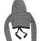 Y2k BbG Long Sleeve Top Hoodie Black White - L/XL
