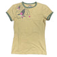Y2k Apartment Short Sleeve Top Brown Beige - S