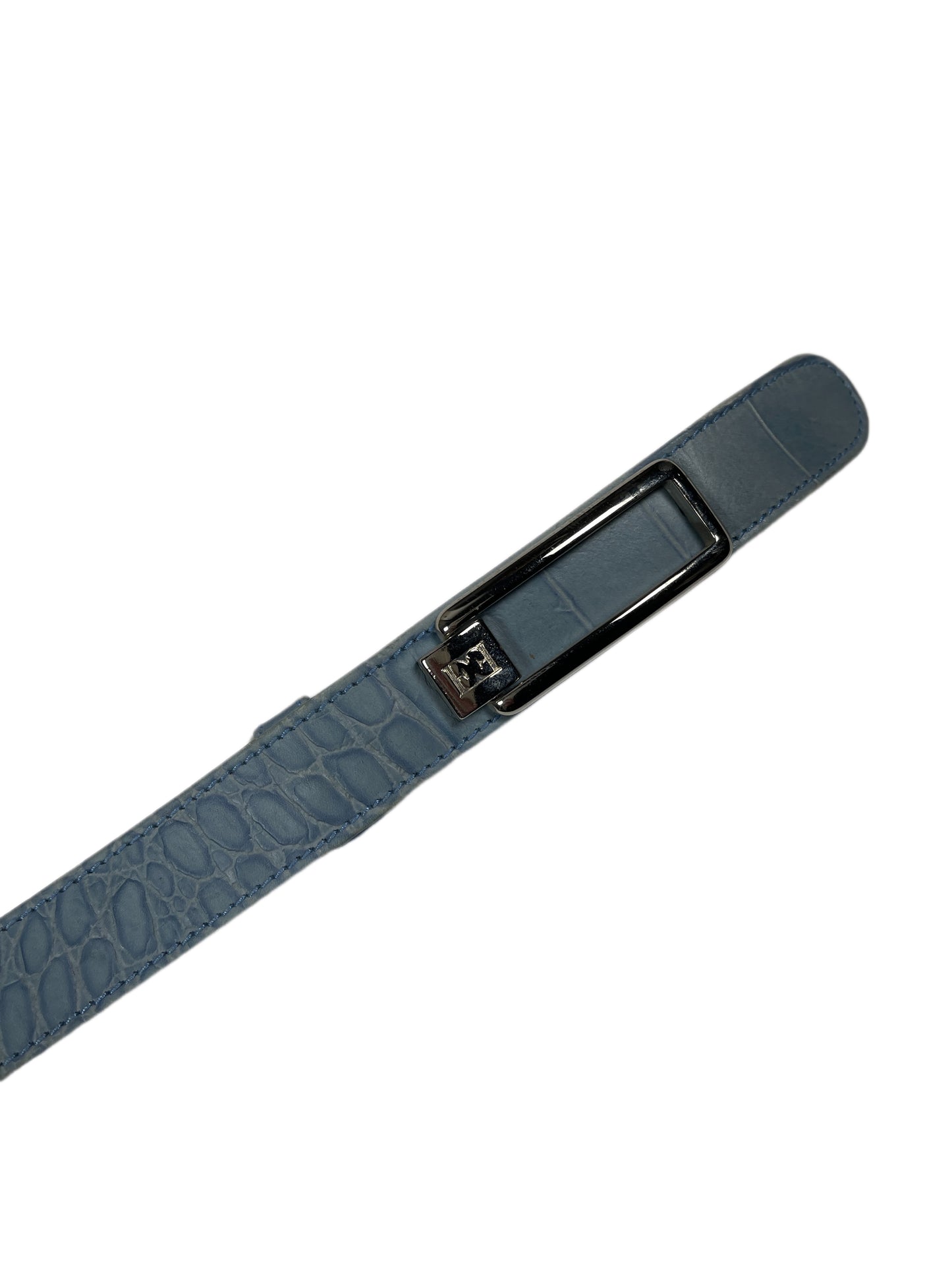 Vintage Escada Leather Belt Blue