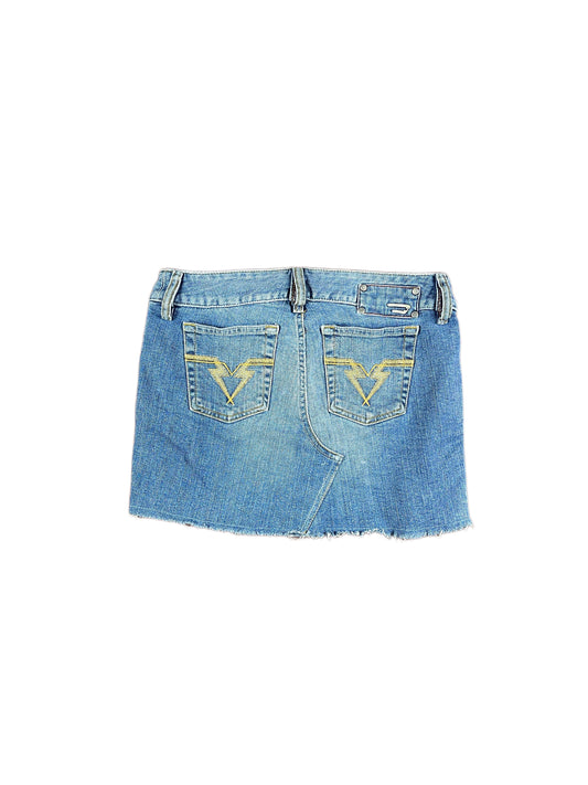 Y2k Diesel Denim Skirt Blue - S