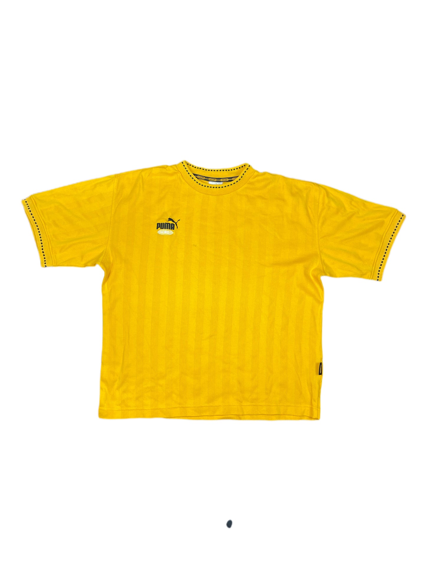 Vintage Puma King T-Shirt Yellow - L/XL