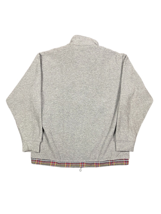 Vintage Zip Sweatshirt Gray - L