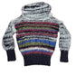 Desigual Knitted Turtleneck Sweatshirt Multicolor - S