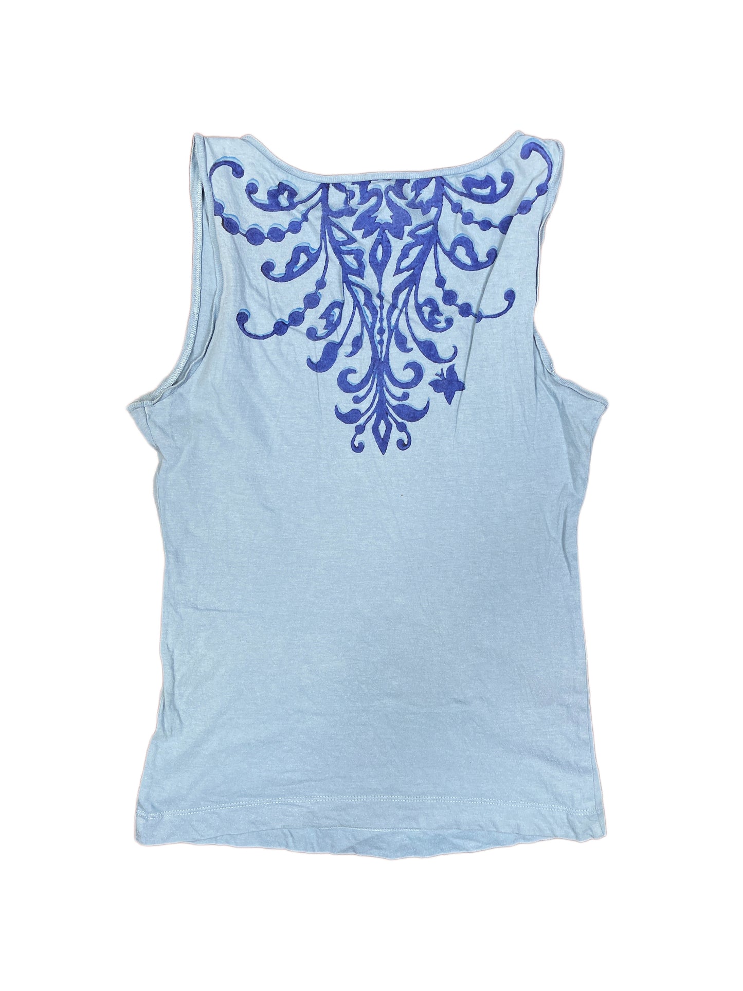 Y2k Replay Sleeveless Top Blue - M