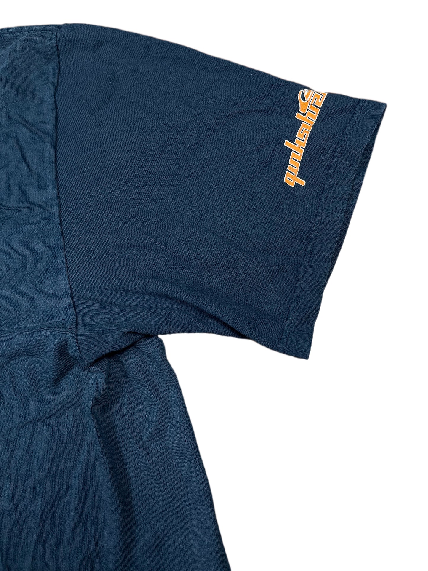 Vintage Quiksilver T-Shirt Navy Orange - L